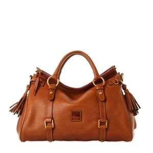 Dooney & Bourke Tan Leather Satchel